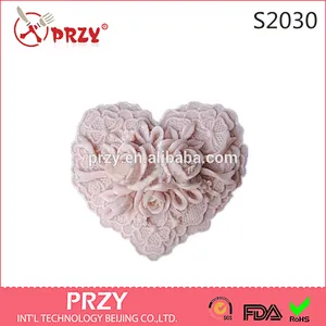 Heart Rose Fondant Cake Chocolate Decorating Candy Pastry Baby Silicone Mold Baking Tools Soap accessories