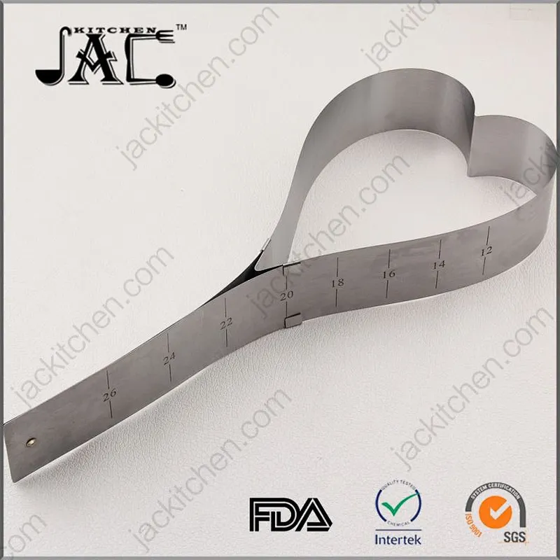 Healthy Stainless Steel Letter Mold For Cakes