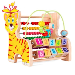 2019 New arrival baby mini wooden activity cube for educational learning W12D158