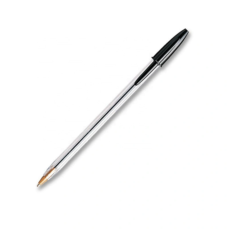wholesale company gift promotional printed plastic black ballpoint pen