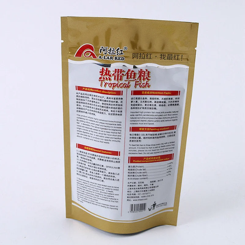 Colour printing PE vacuum pack fish grain bag
