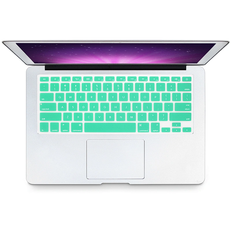 2 in 1 Clover Green Hard Case and Silicone Keyboard Cover custom plastic case For macbook pro 13 inch case