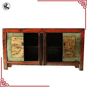 chinese antique oriental reproduction & recycled wood painted furniture