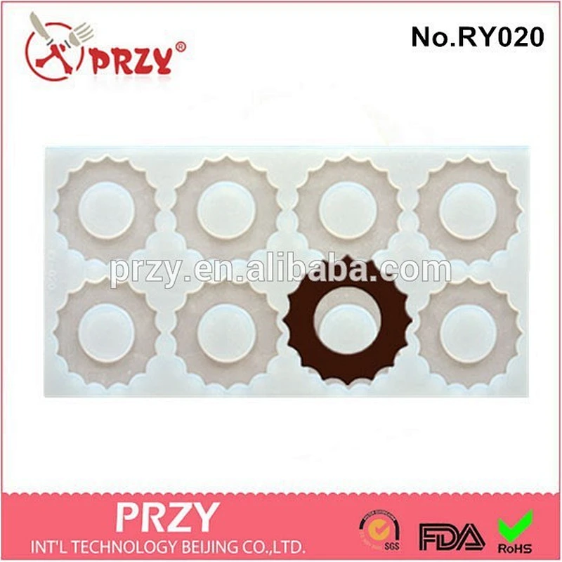 New design Silicone 3d chocolate mould sugar paste mold