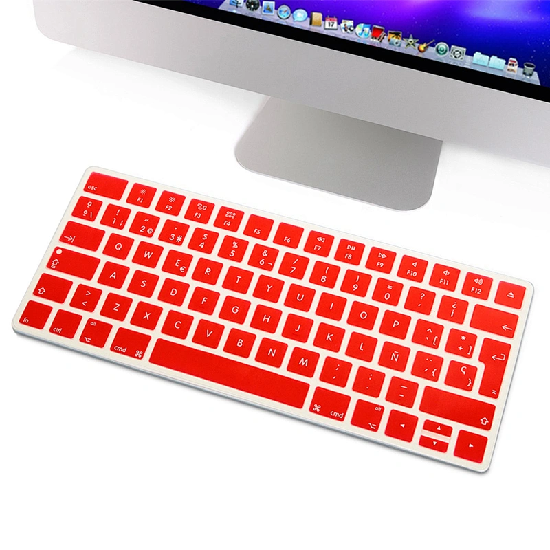 Bluetooth spanish keyboard cover Silicone Laptop Keyboard Protective Film For Magic Keyboard MLA22LLB/A European Version