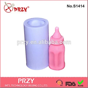 nuring 3d silicone candle mold ,baby's bottle 3d silicone candle mold