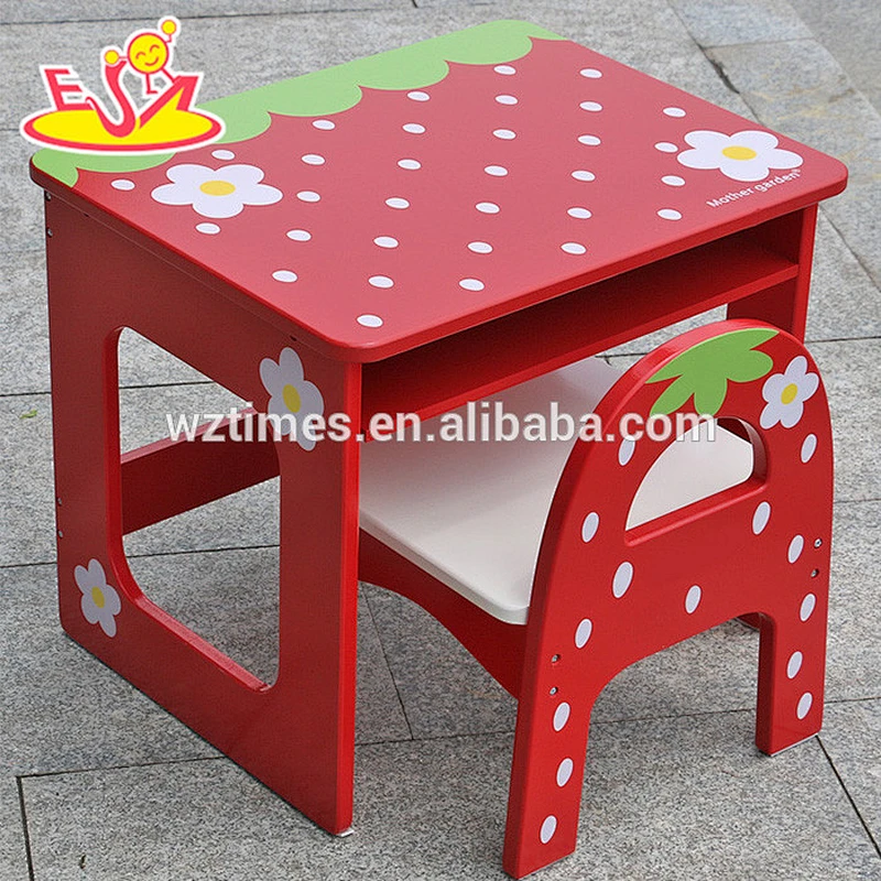 wholesale children wooden table and chair popular kids wooden table and chair W08G155