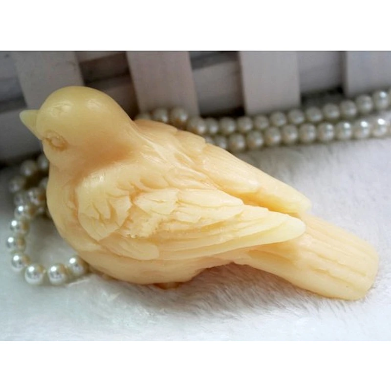 3D Bird sparrow Handmade DIY Animals Soap Silicone molds for candle aroma stone baking molds