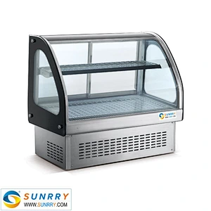 2 Shelves Sliding Glass Door Showcase (SY-CS118B SUNRRY)