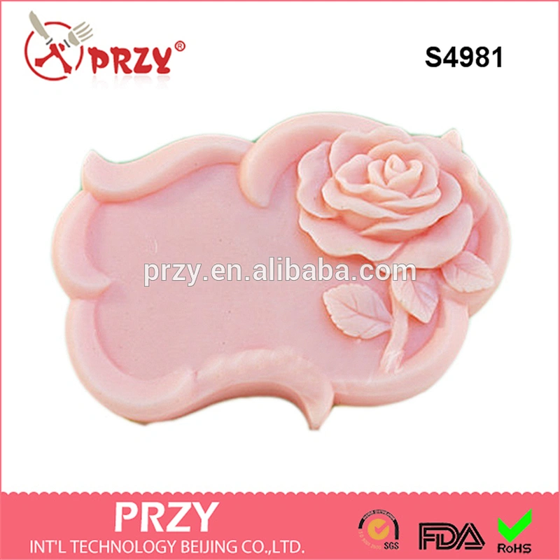 Damascene rose Soap Mold silicone molds for wholesale -S4981