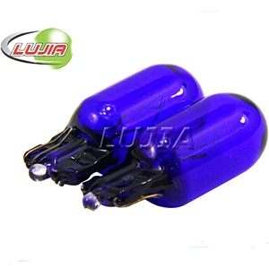 5W T10 Halogen Bulb Lamp lights New Blue Chrome Bulb T10 w5w 194 bulbs