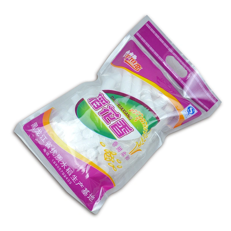 Accept custom pp woven rice bags with handle 10kg ,20 kg, 50 kg