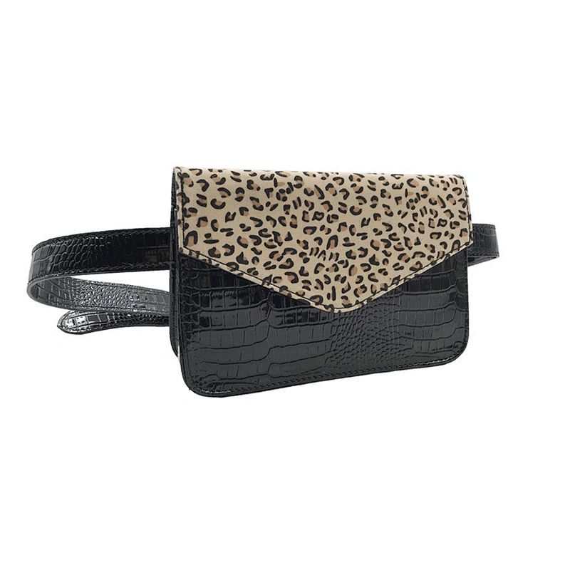 2019 New Design Fashion Custom PU Waist Bag Leather Waist Bag