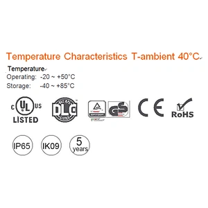 UL File No.: E486295 120V Waterproof 2ft 4ft 6ft 50W LED Linear Tri-proof Retrofit LED Light