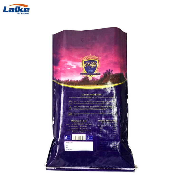 China pp woven bag of rice,rice bag size 10kg ,polypropylene rice bag pp woven