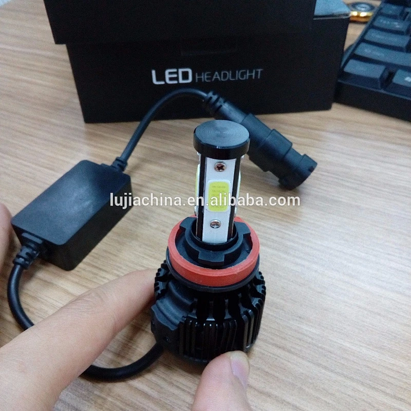Lujia new model H11 X6 car worklight led headlight guangzhou h11 mini ballast for h4 h7 hb3 hb4 h11 for all cars led XHP70 Y22