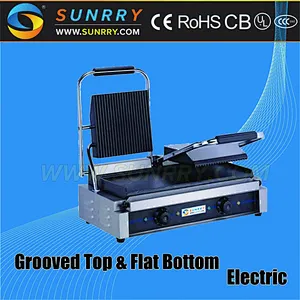 Restaurant new countertop stainless steel industrial electric lava rock grill