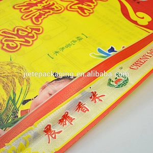 Wholesale transparent laminated 25kg pp woven rice bag sack export to Mexico