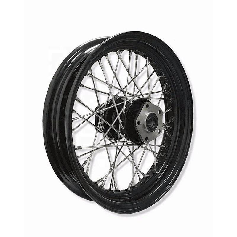 Hot sale alloy motorcycle steel spoke wheels