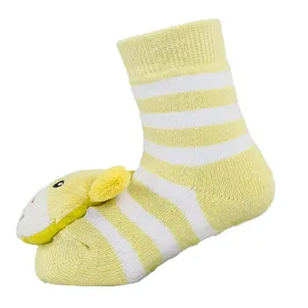 3d cartoon animal head doll baby cute socks