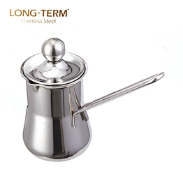 L10258684 Arabic Stainless Steel Coffee Warmer Pot With Spout