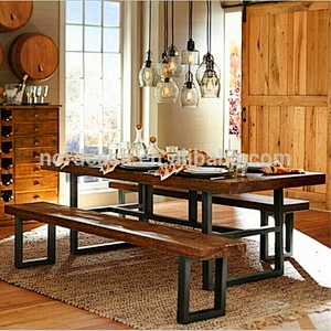 vintage industry furniture dining table