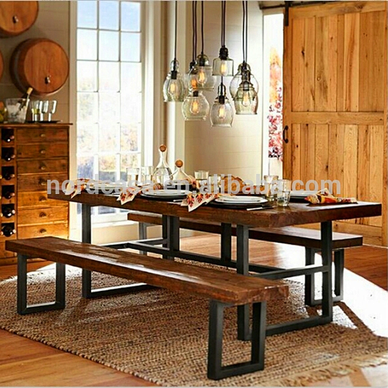 vintage industry furniture dining table