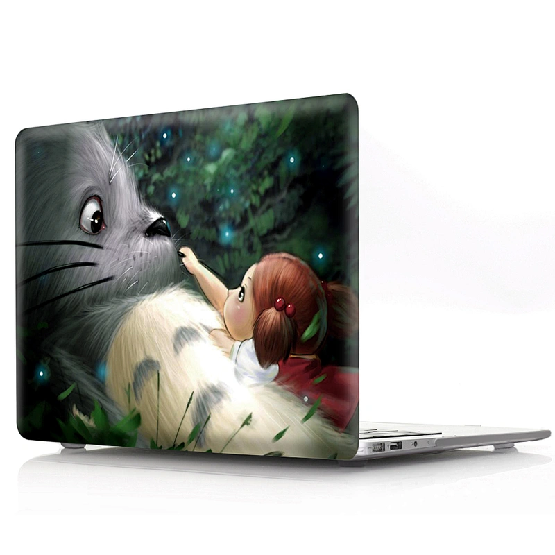 oem case animal case Totoro Laptop Body Shell Hard Plastic Case  for Macbook Pro 13
