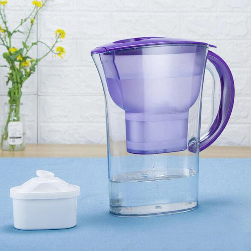 2019 China Supplier in-Stock Product Hot Sale Plastic Water Purifier Alkaline Water Filter Pitcher