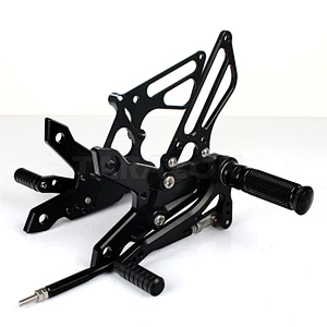 CNC motorcycle aluminum Adjustable Rear sets for Kawasaki