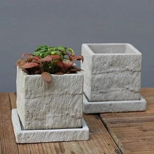 S9202 silicone mold Concrete multi-meat plant Square cement combination flower pots home furnishings creative handemade molds