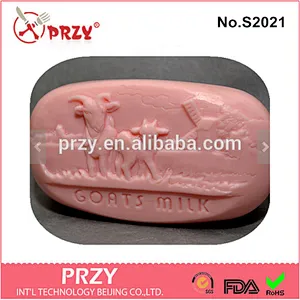 S2021 PRZY Eco-friendly DIY craft goat milk silicone mold for soap