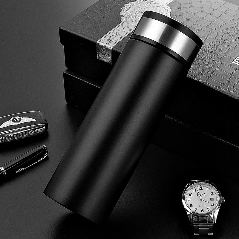 Free Customized LOGO 400 ML 304 Stainless Steel Vacuum Cups Travel Mugs Water Bottle
