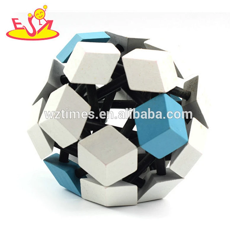 Großhandelsmode-Puzzlespielspielzeug neueste Gehirn Teaser hölzernes entriegeln Spielzeug für Baby W11C048