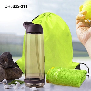 High Quality Outdoor Sports Set Bag Towel Water Bottle Creative Customized Sports Goods Set