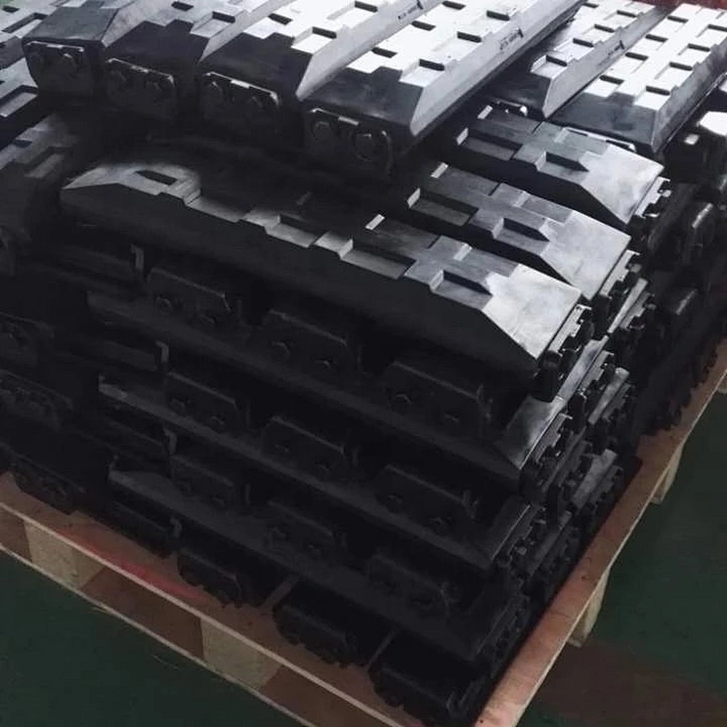 Nice quality R160 excavator rubber track pads for hot sale