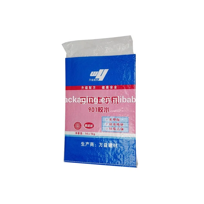 10kg 25kg blue laundry detergent, chemical, paint plastic pp woven bag with liner