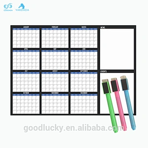 Useful Planer Custom magnetic Calendar Fridge Whiteboard for home office