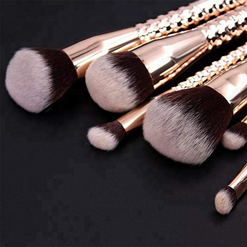 New Arrival Rose Golden Pro Makeup Brush Set 12pcs Completed Makeup Brush with Brushes Clutch For Makeup Studio