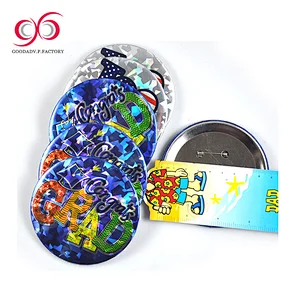 Wholesale button badge pin plastic material/components 58mm badge making for kids