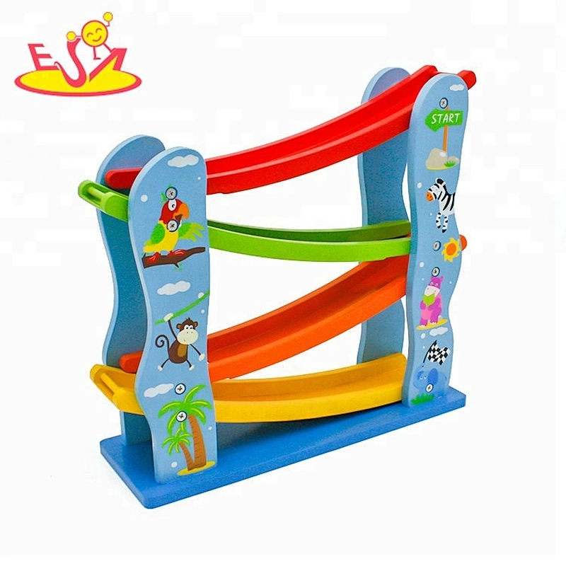 Most popular kids wooden toy car track for wholesale W04E045