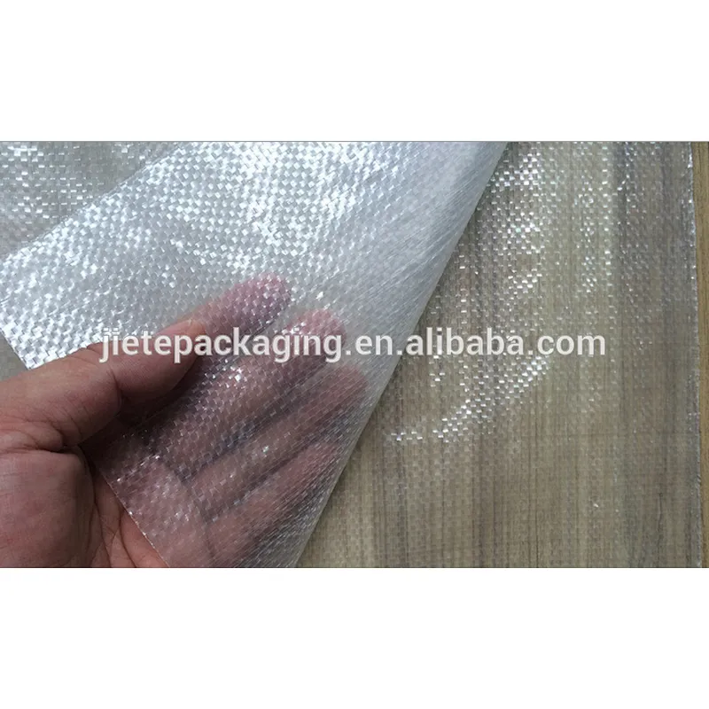 New material transparent virgin pp woven bag fabric roll tubular