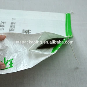 popular style pp woven wall putty powder bag with lamination and valve port 25kg