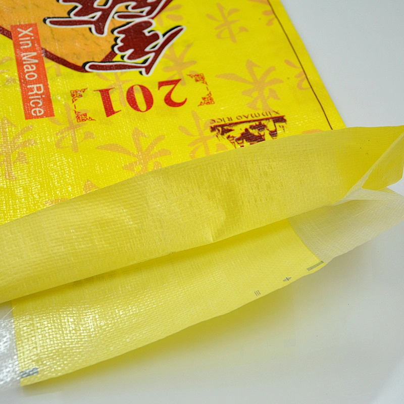 25kg bopp laminated material polypropylene plastic rice bag