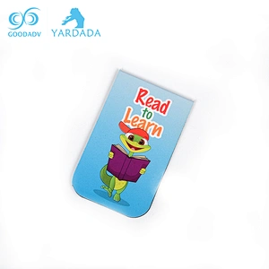 Hot Tourist Souvenir Magnetic Bookmark Set Custom Paper Folding Bookmarks Magnetized