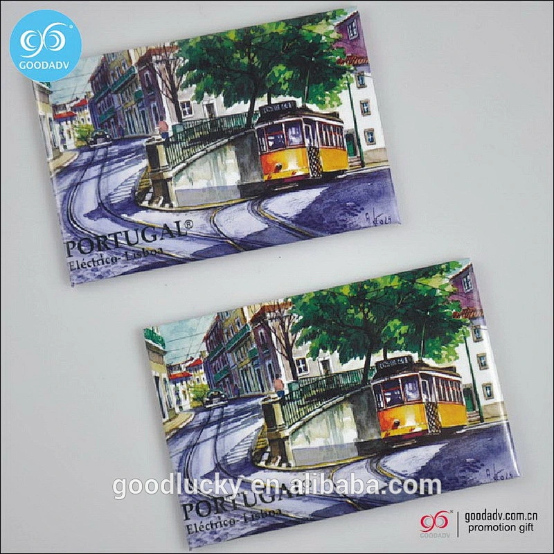 Souvenir gifts tinplate fridge magnet sticker