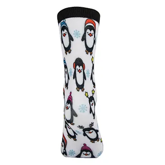 Polyester High Quality Customized Custom Digital Printing Festival Celebrating Christmas Funny Theme MOQ Socks Women