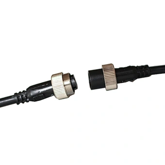 Hot Sale 2 pin metal nut waterproof led connector and cable