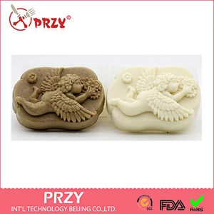 S4074 PRZY DIY handmade soap mold to fly Angel oblong silicone mold SOAP 125g SOAP gifts