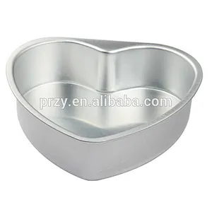 High quality heart shaped aluminium alloy microwave safe cake pan